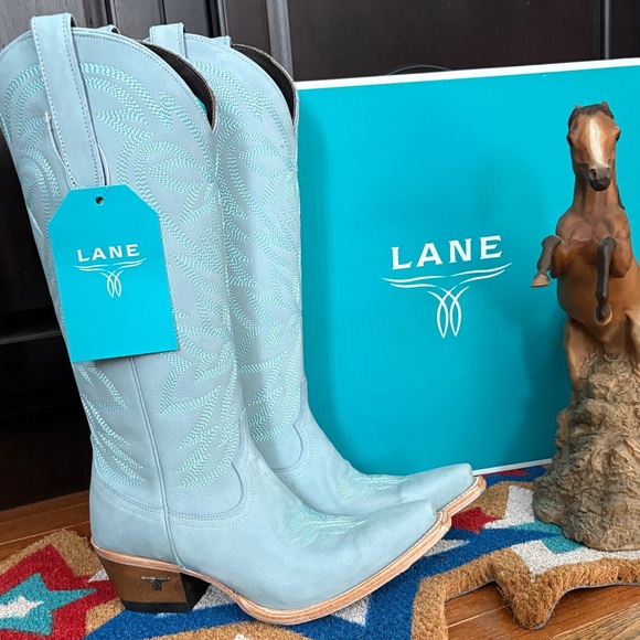 Lane boots Shoes - Lane Sky Blue Cowgirl Boots